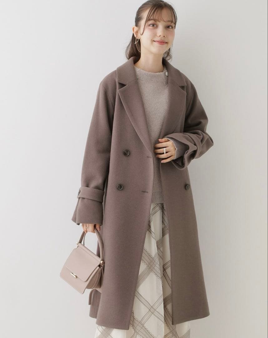 クチュールブローチ　ベーシックチェスターコート