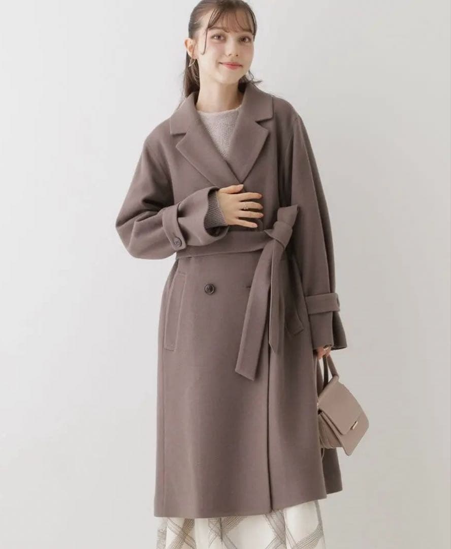 クチュールブローチ　ベーシックチェスターコート
