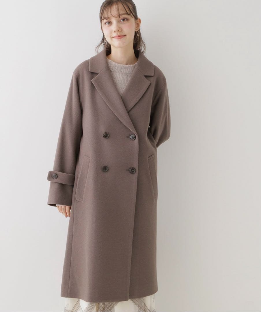 クチュールブローチ　ベーシックチェスターコート