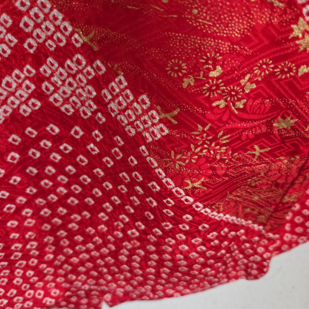 No60　正絹　女の子　お宮参り長襦袢付き　　産着　絞り