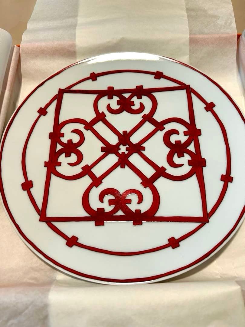 【さくら】未使用　HERMES ガダルキヴィール ディナープレート26cm