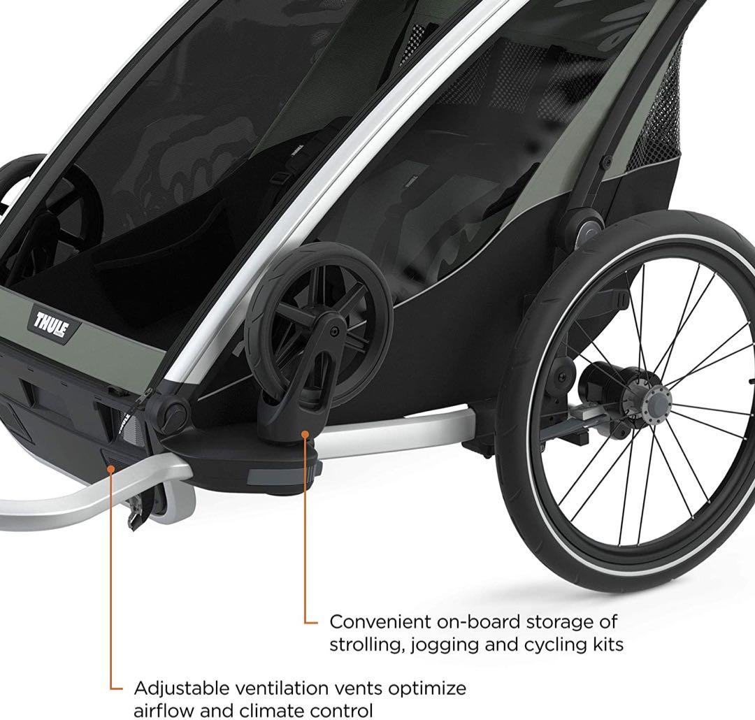 【美品】Thule Chariot Lite2チャイルドトレーラー