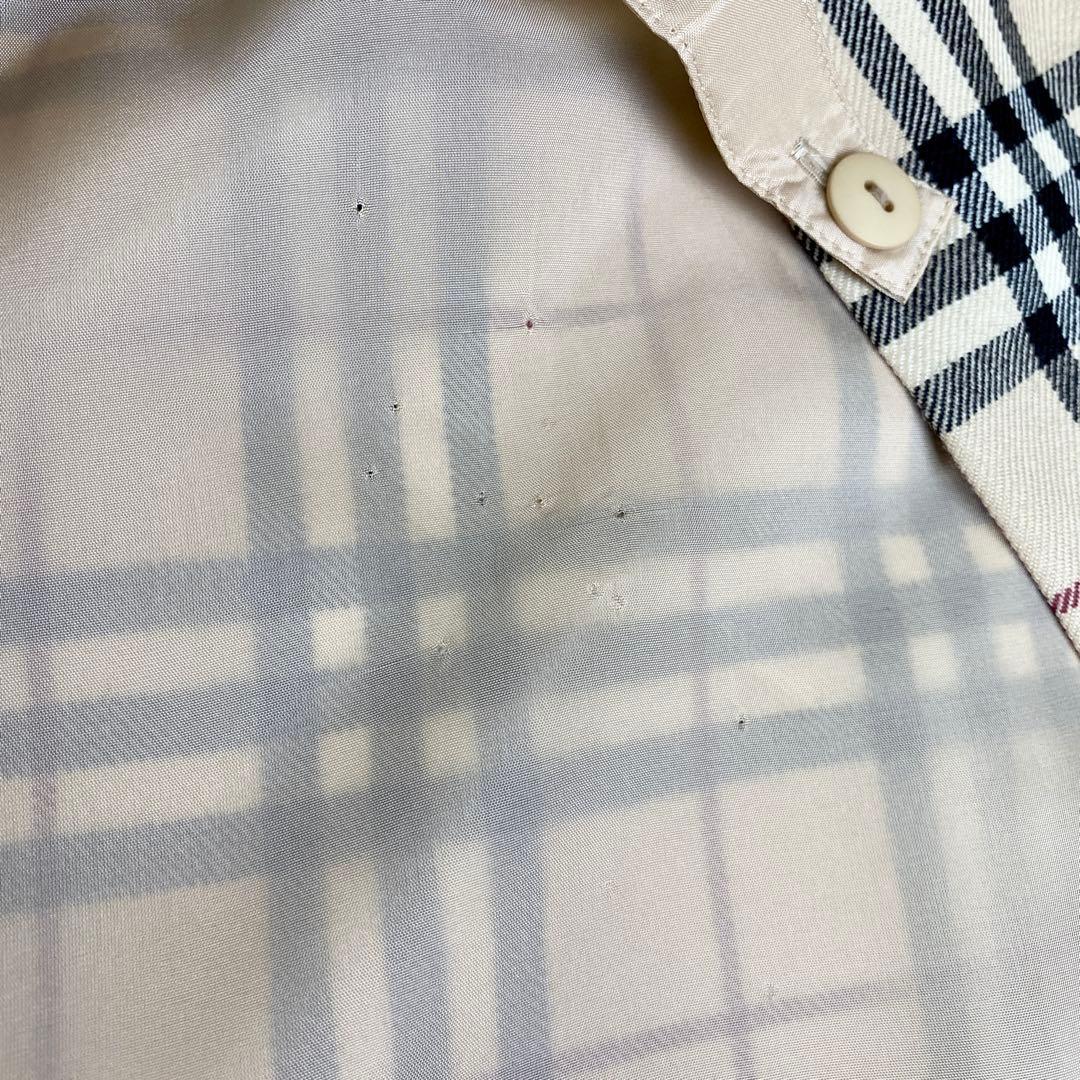 極美品 バーバリー ノバチェック スカート 安全ピン 三陽商会 38 ベージュ