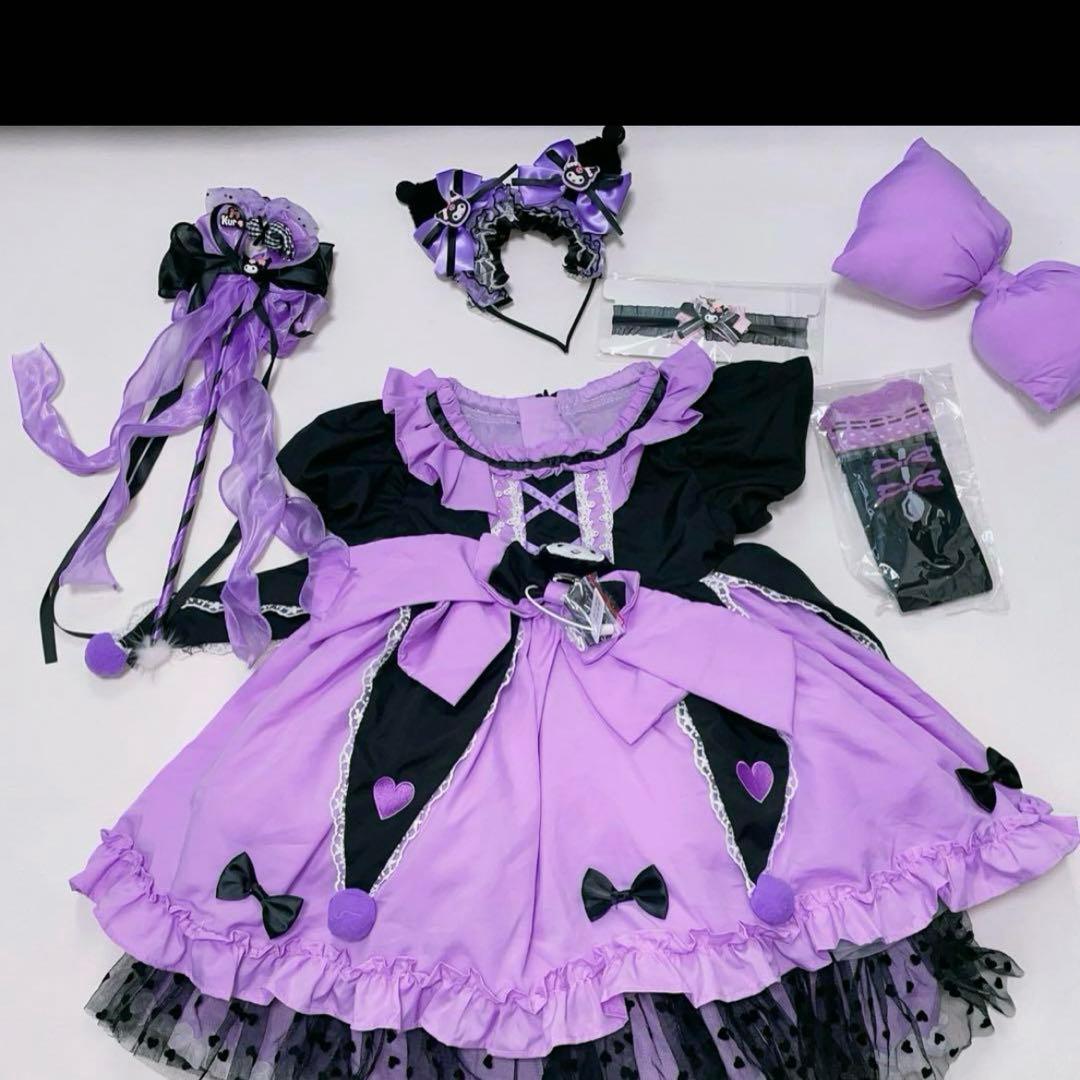 新品ロリータプリンセスドレス女の子ドレス 夏クロミ風✨