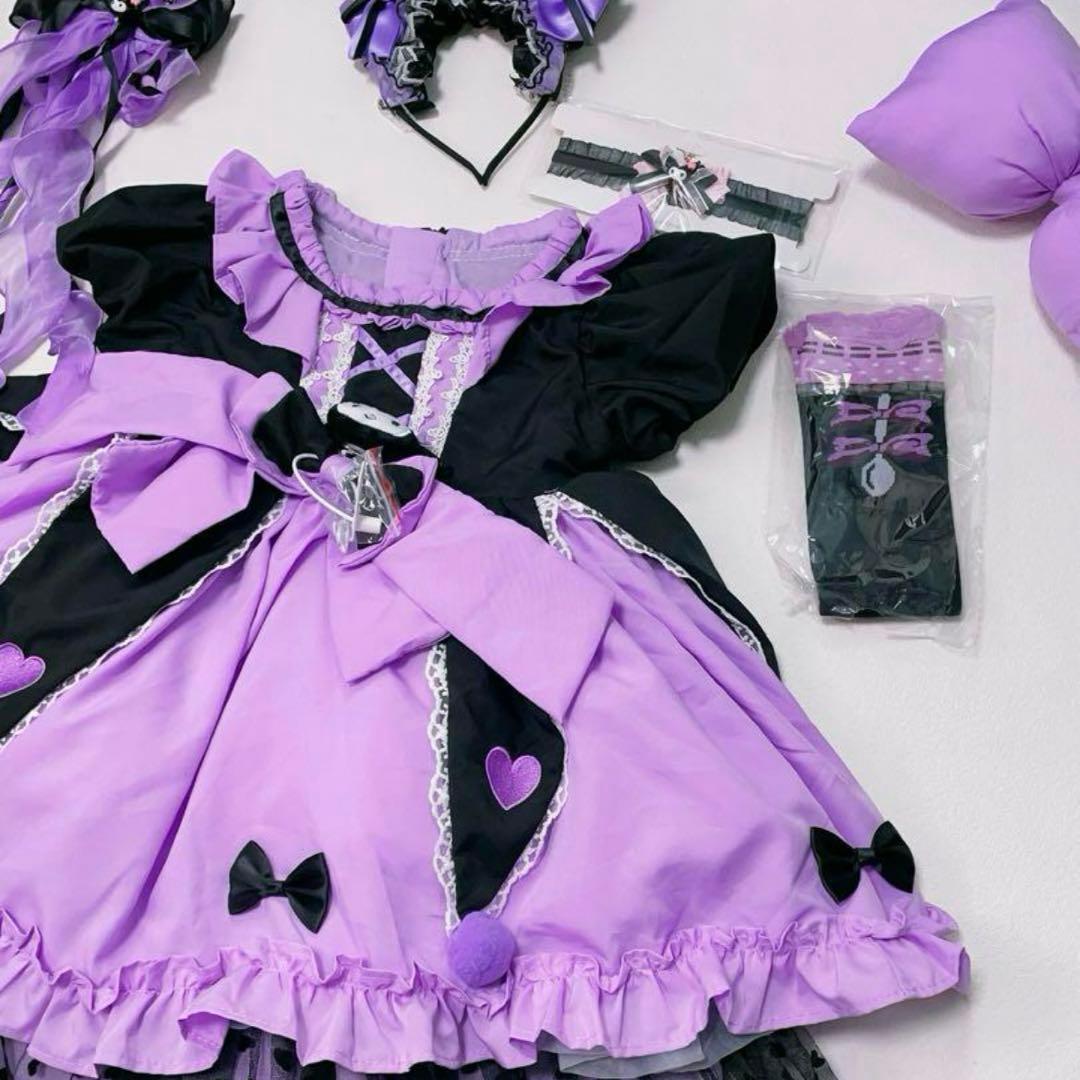 新品ロリータプリンセスドレス女の子ドレス 夏クロミ風✨