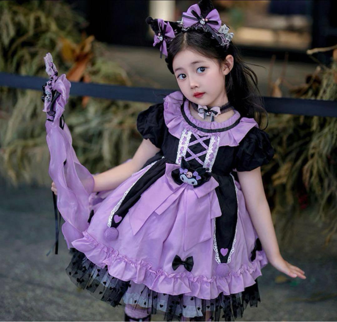 新品ロリータプリンセスドレス女の子ドレス 夏クロミ風✨