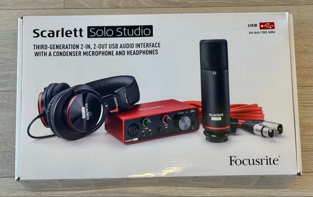 DTM・DAW Focusrite Scarlett Solo Studio Pack