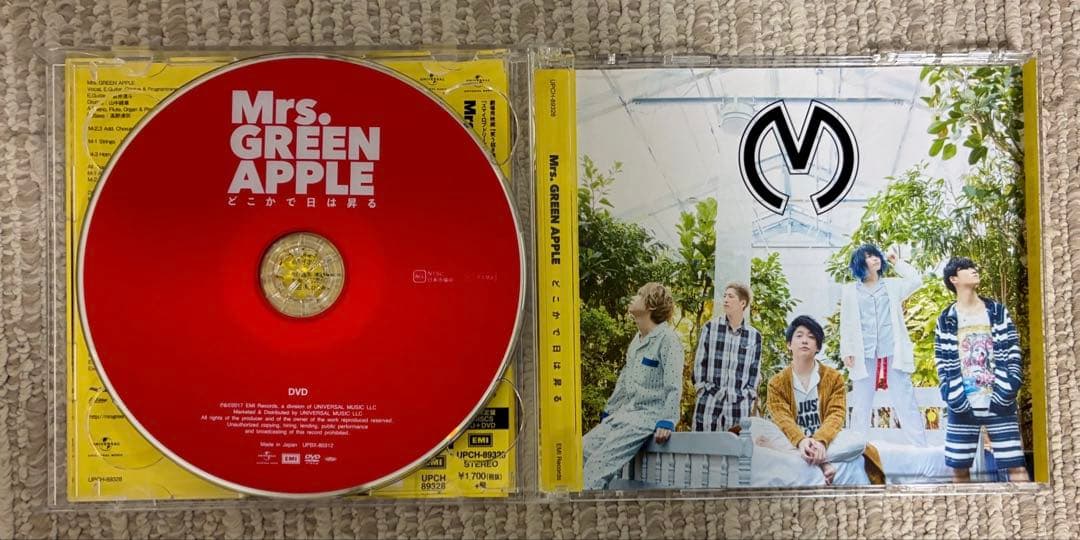 Mrs. GREEN APPLE　どこかで日は昇る　 初回限定盤