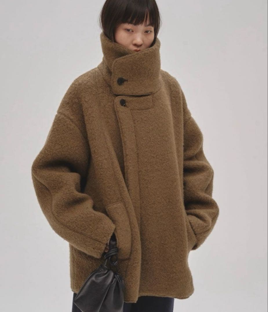 TODAYFUL スタンドカラーブークレジャケット　38