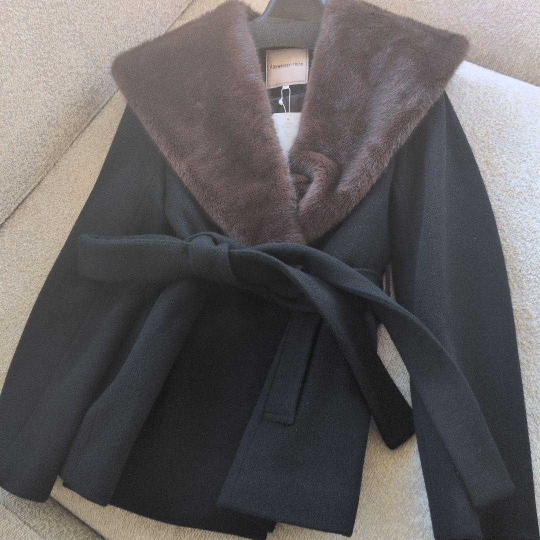 新品正規品　アプワイザーリッシェ ショールカラーコート　ブルゾン