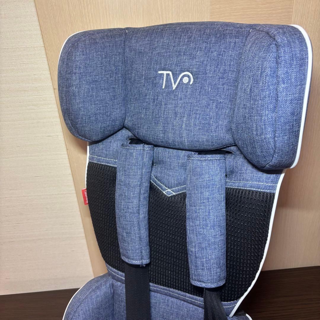 【美品】 日本育児 チャイルドシート トラベルベストECプラス デニム