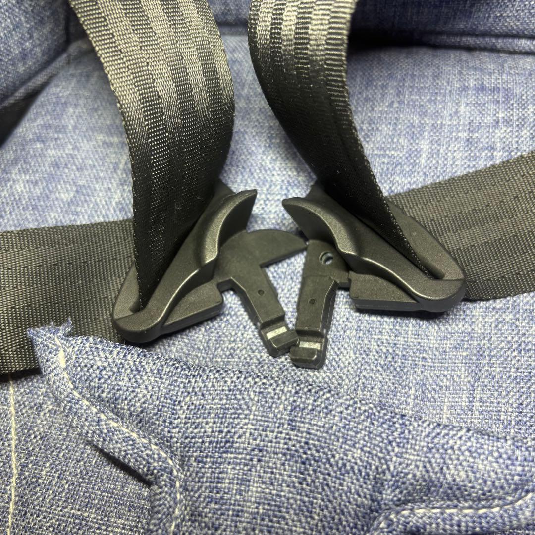 【美品】 日本育児 チャイルドシート トラベルベストECプラス デニム