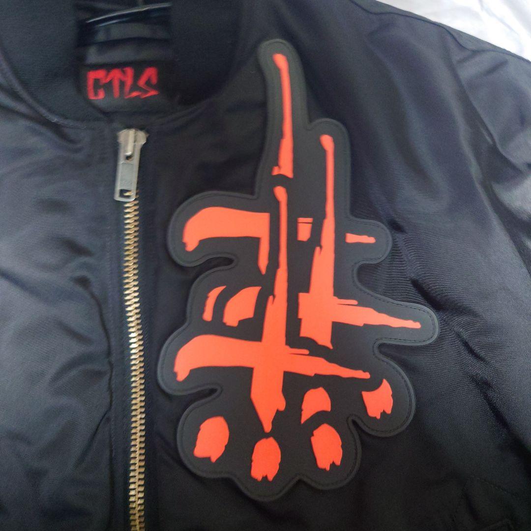 CVTVLIST CTLS ブラック BIGLOGO MA-1ジャケット