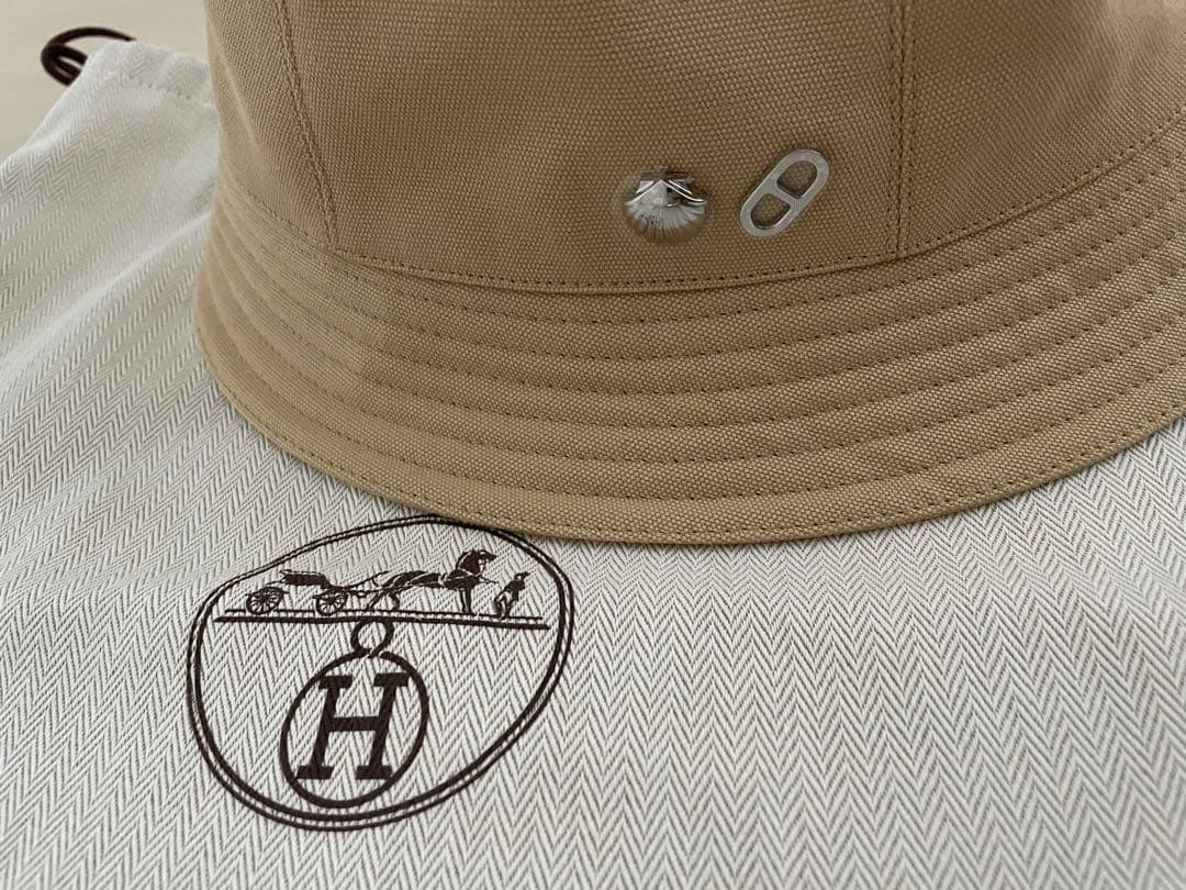 新品未使用　エルメス　ハット”ガルヴィ•シーシェル”