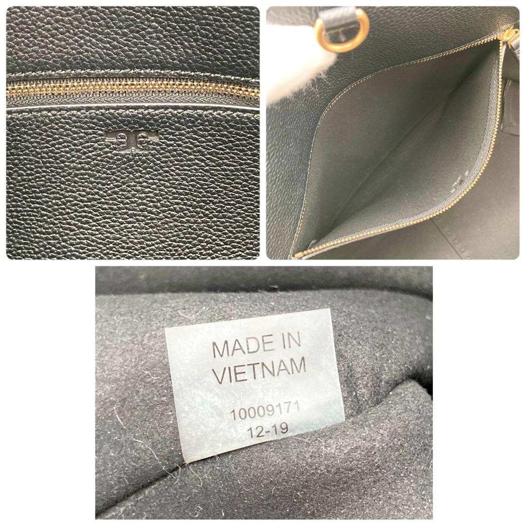 Ken✨ TORY BURCH マックグロー トートバッグ レザー 黒