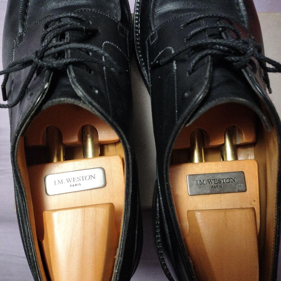 J.M. WESTON ゴルフ 旧ロゴ 8/D ブラック ハーフラバー