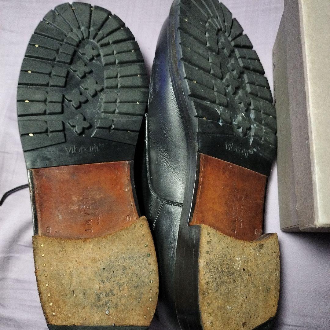 J.M. WESTON ゴルフ 旧ロゴ 8/D ブラック ハーフラバー