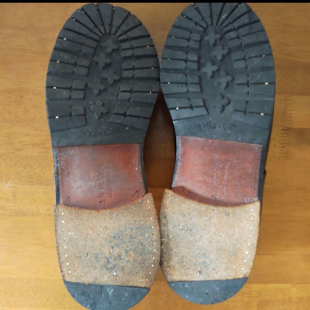 J.M. WESTON ゴルフ 旧ロゴ 8/D ブラック ハーフラバー