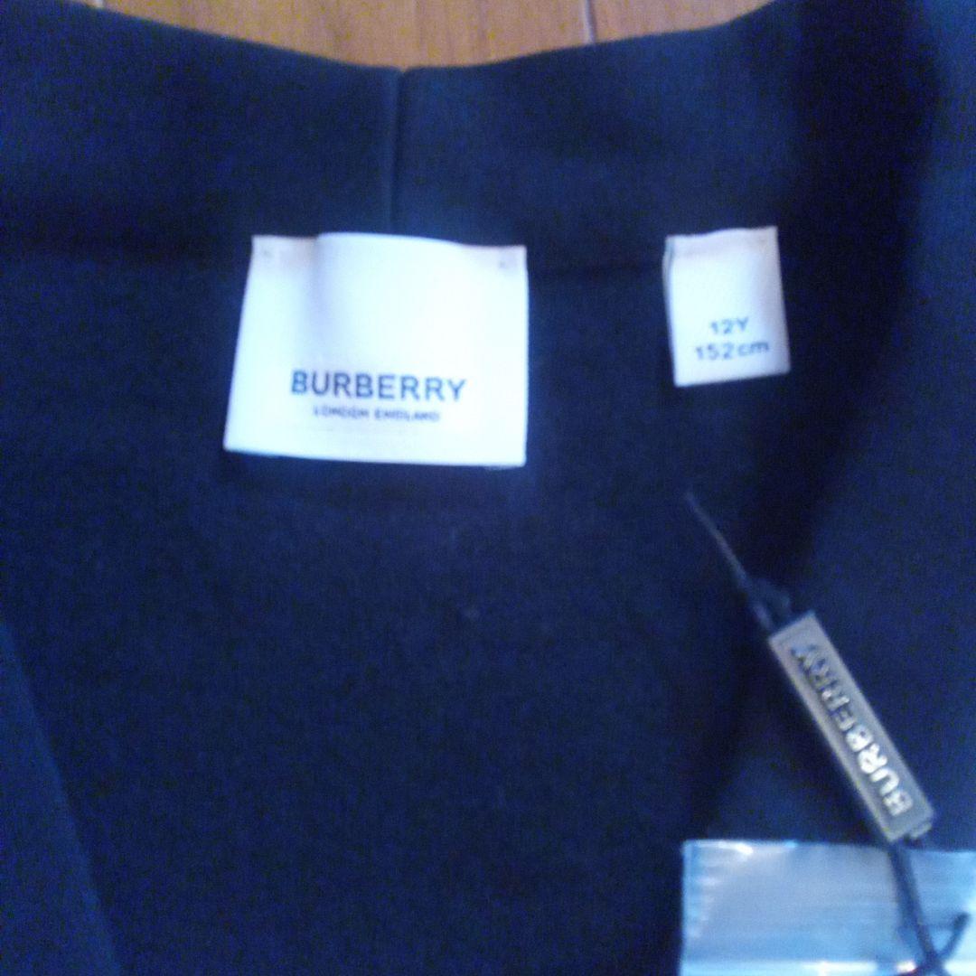 BURBERRY カーディガン 12Y ホワイト/ブラック