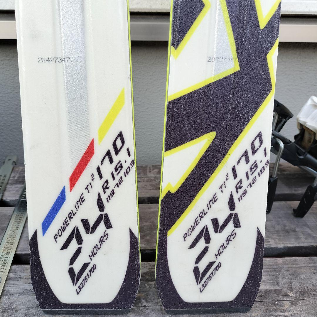 サロモン　24Hours Powerline Ti2 170cm　サイズ調整金具