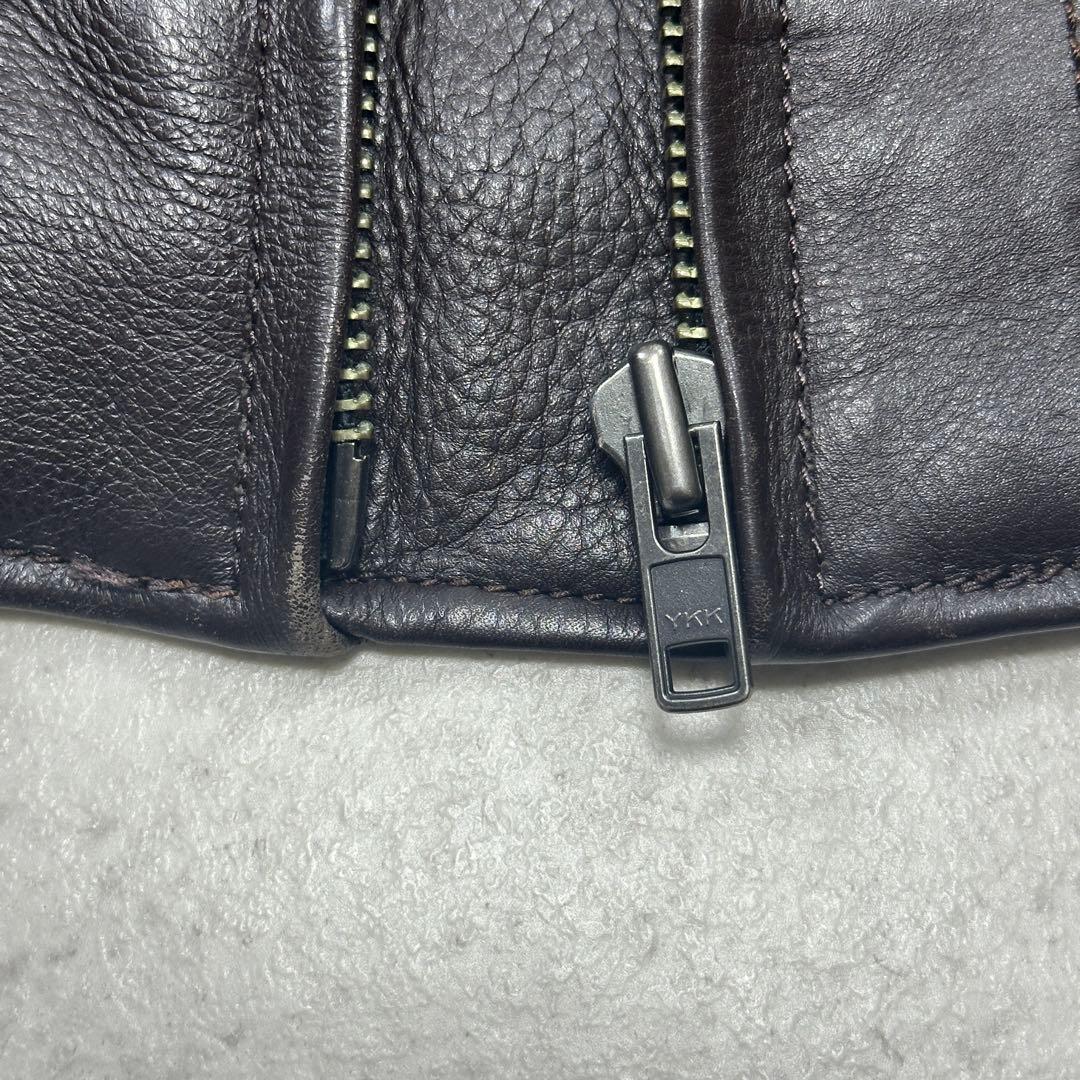 3L【Liugoo Leathers】A2 G1 牛革 フライト ジャケット
