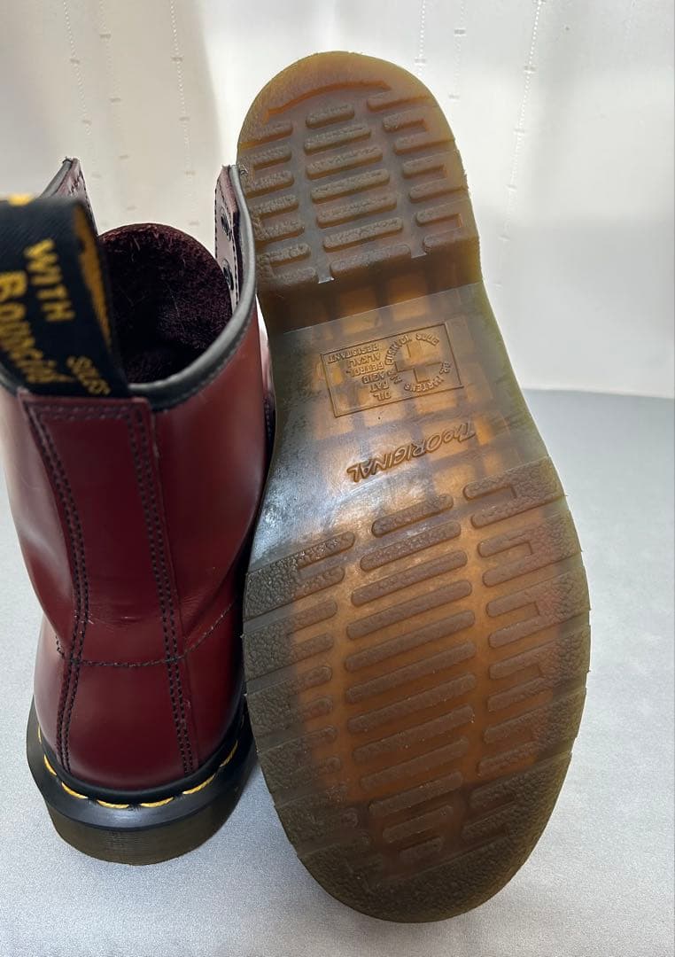 ドクターマーチン 8ホールブーツ チェリーレッド UK7.0(26cm)