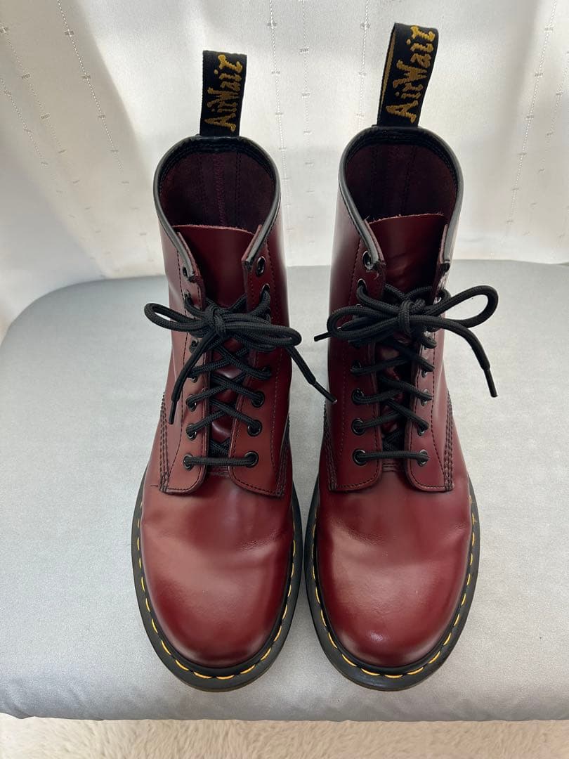 ドクターマーチン 8ホールブーツ チェリーレッド UK7.0(26cm)