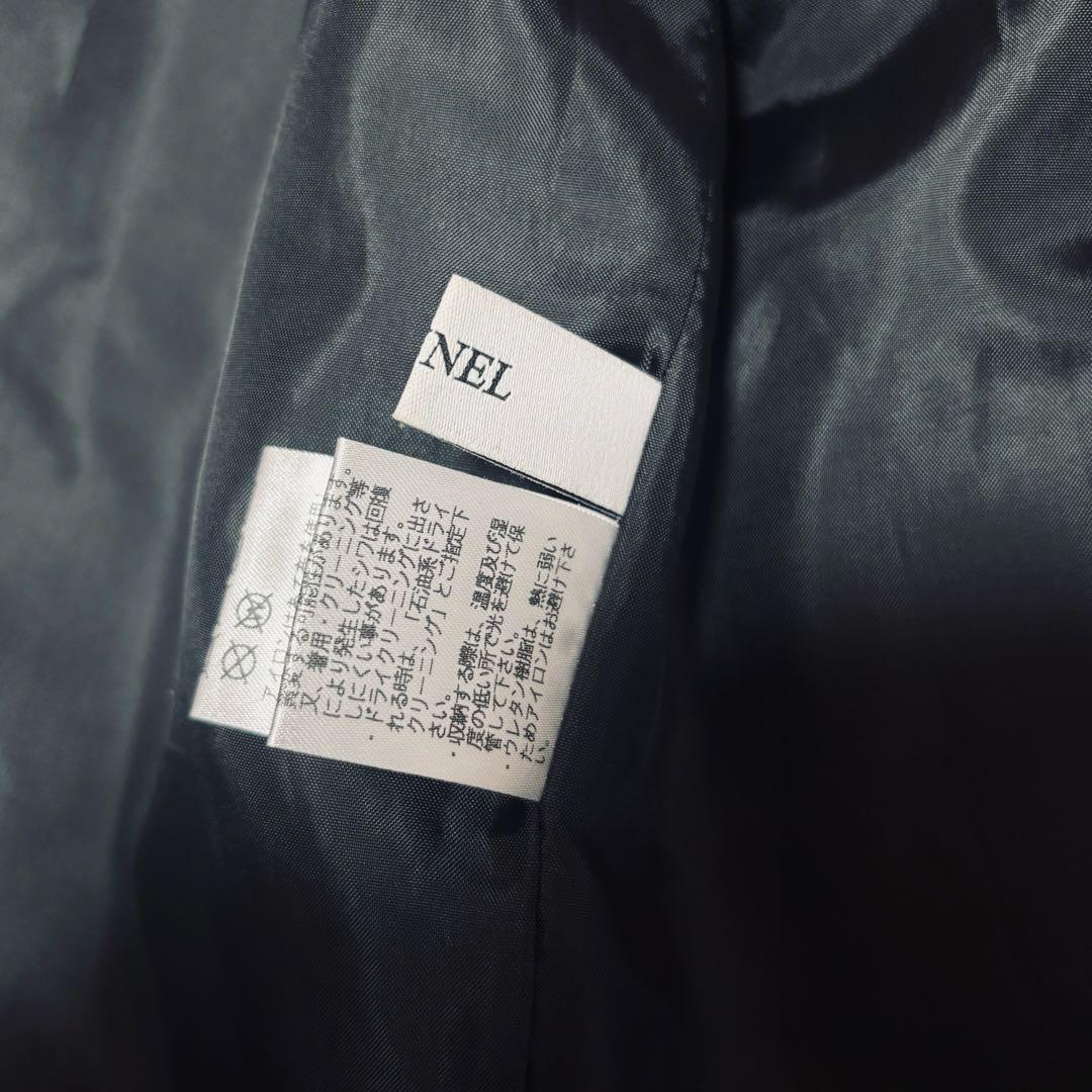 【美品】 FENNEL フェンネル ノーカラージャケット ショートコート ファー