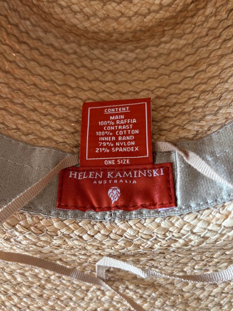 出品本日まで！HELEN KAMINSKI ラフィアハット