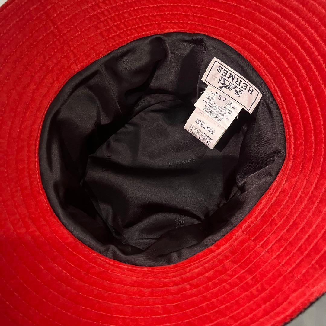 クリスマス価格！　エルメス カデナチャーム ジップ ハット　57サイズ