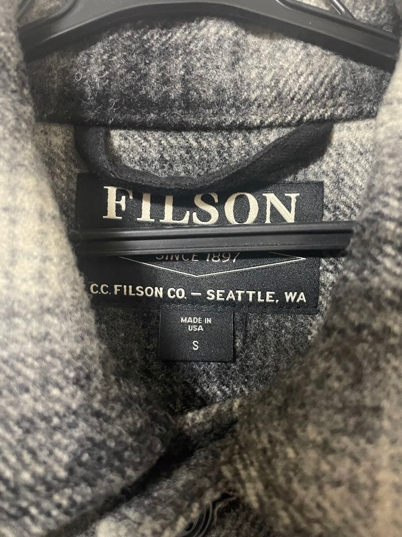 【限定モデル】FILSON オンブレチェック マッキーノクルーザージャケット　S