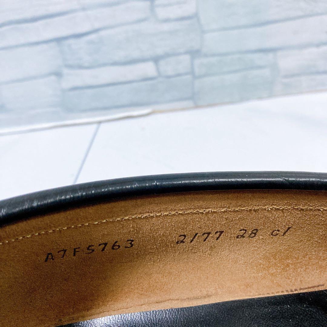 美品 REGAL リーガル ローファー 革靴 28 本革 ブラック 黒