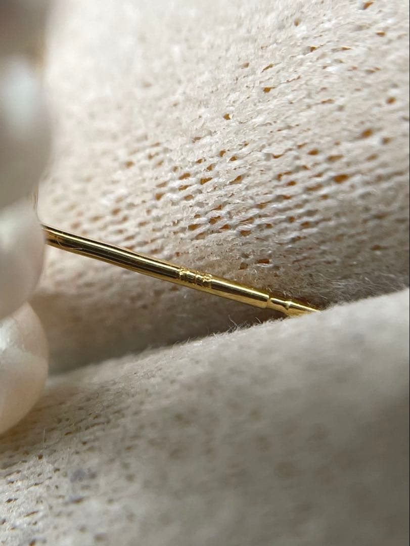 専用JA169★高級 あこや真珠3.8mm〜5.6mm K18 ピアス 鑑別付