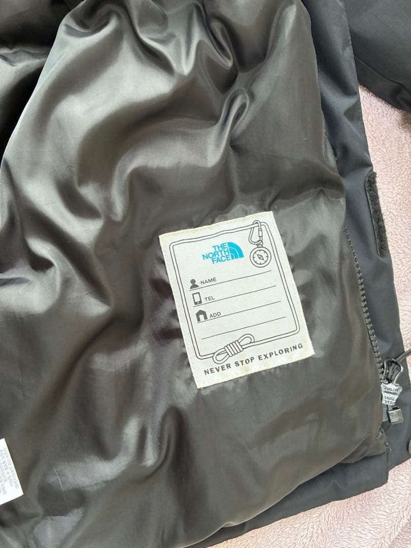 THE NORTH FACE ブラックダウンジャケット 130〜