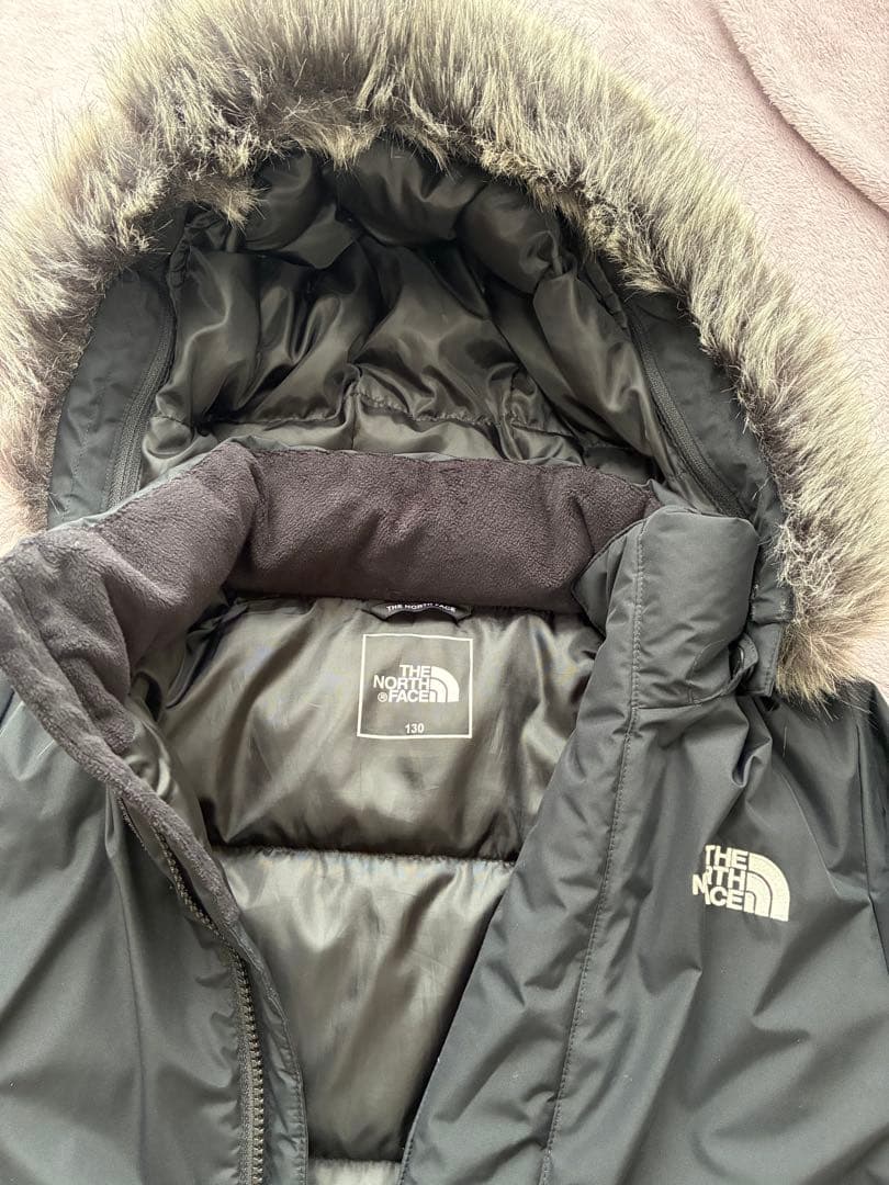 THE NORTH FACE ブラックダウンジャケット 130〜