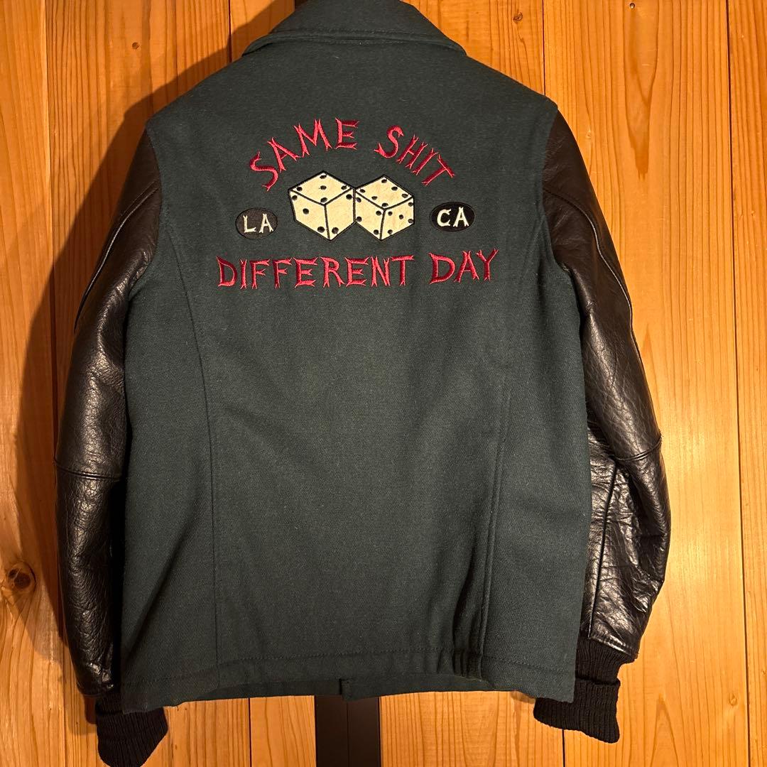 FUCT SSDD スタジャン M ダークグリーン/ブラック M