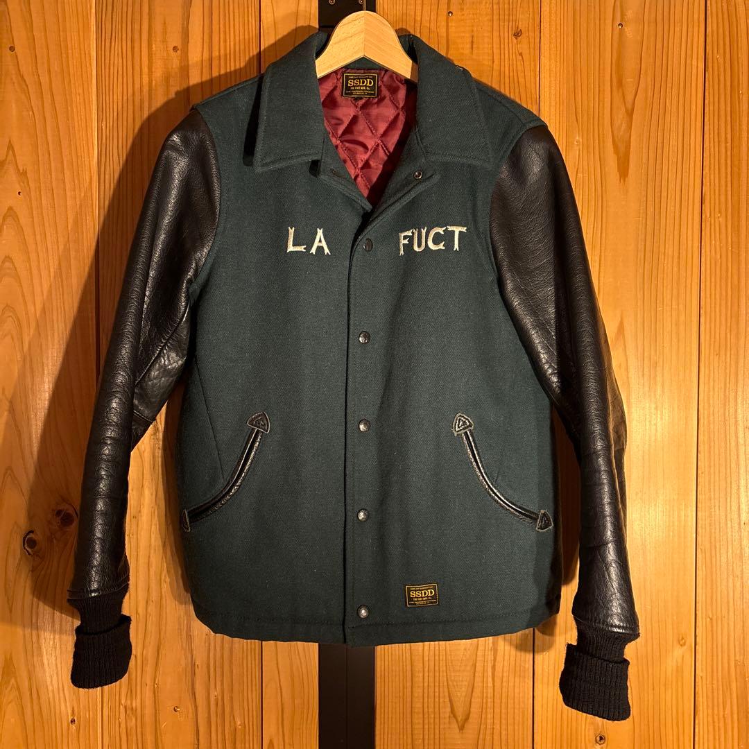 FUCT SSDD スタジャン M ダークグリーン/ブラック M