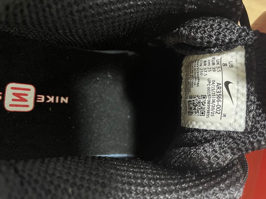 W NIKE SHOX TL BLACK 25.0cm ショックスTL