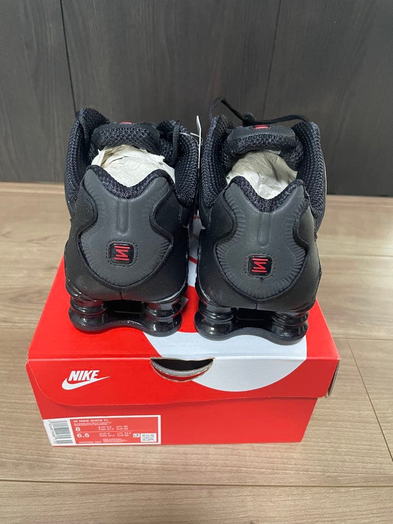 W NIKE SHOX TL BLACK 25.0cm ショックスTL