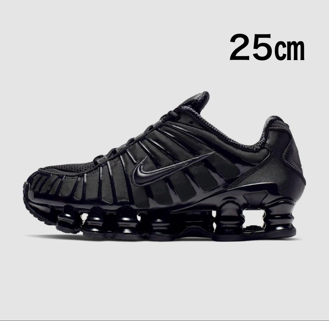 W NIKE SHOX TL BLACK 25.0cm ショックスTL