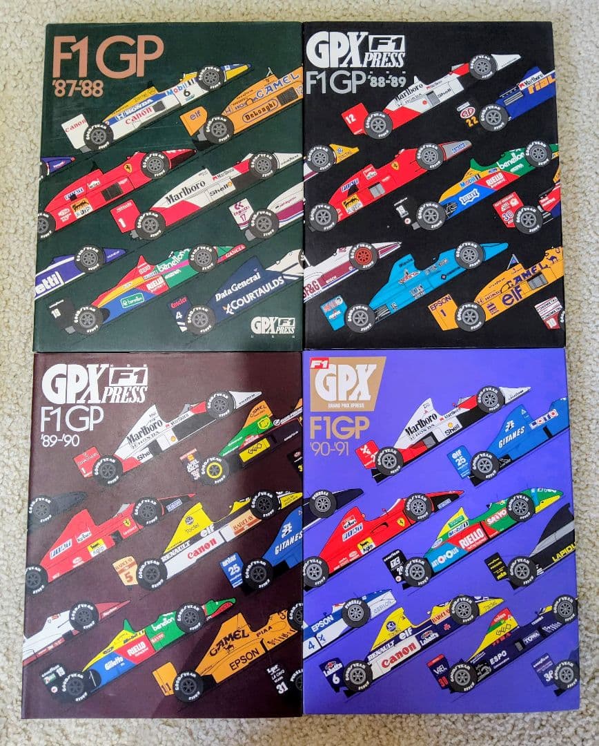 【超レア！】GPX総集編 F1GP F1 press ハードカバー 9冊セット