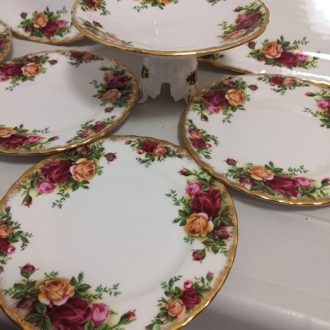 ロイヤルアルバート　花柄　食器セット　アフターヌーンティー　ケーキ　コレクション