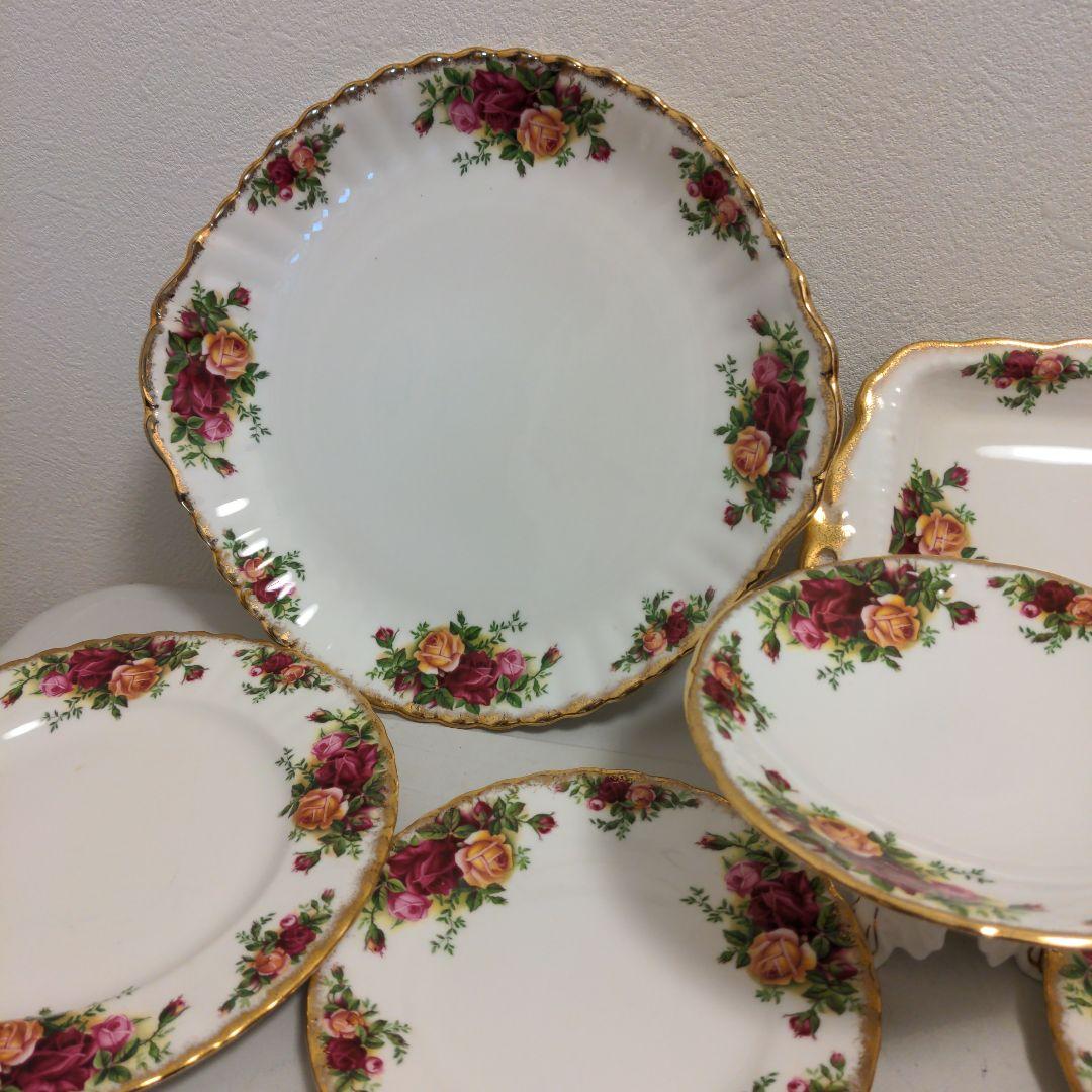 ロイヤルアルバート　花柄　食器セット　アフターヌーンティー　ケーキ　コレクション