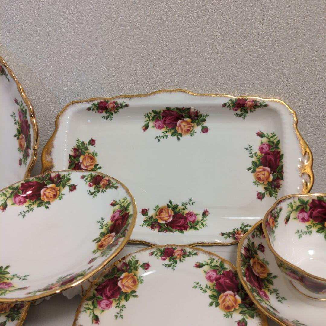 ロイヤルアルバート　花柄　食器セット　アフターヌーンティー　ケーキ　コレクション