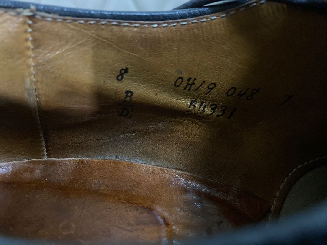 Alden オールデン　コードバン　Vチップ モディファイドラスト　黒　26cm