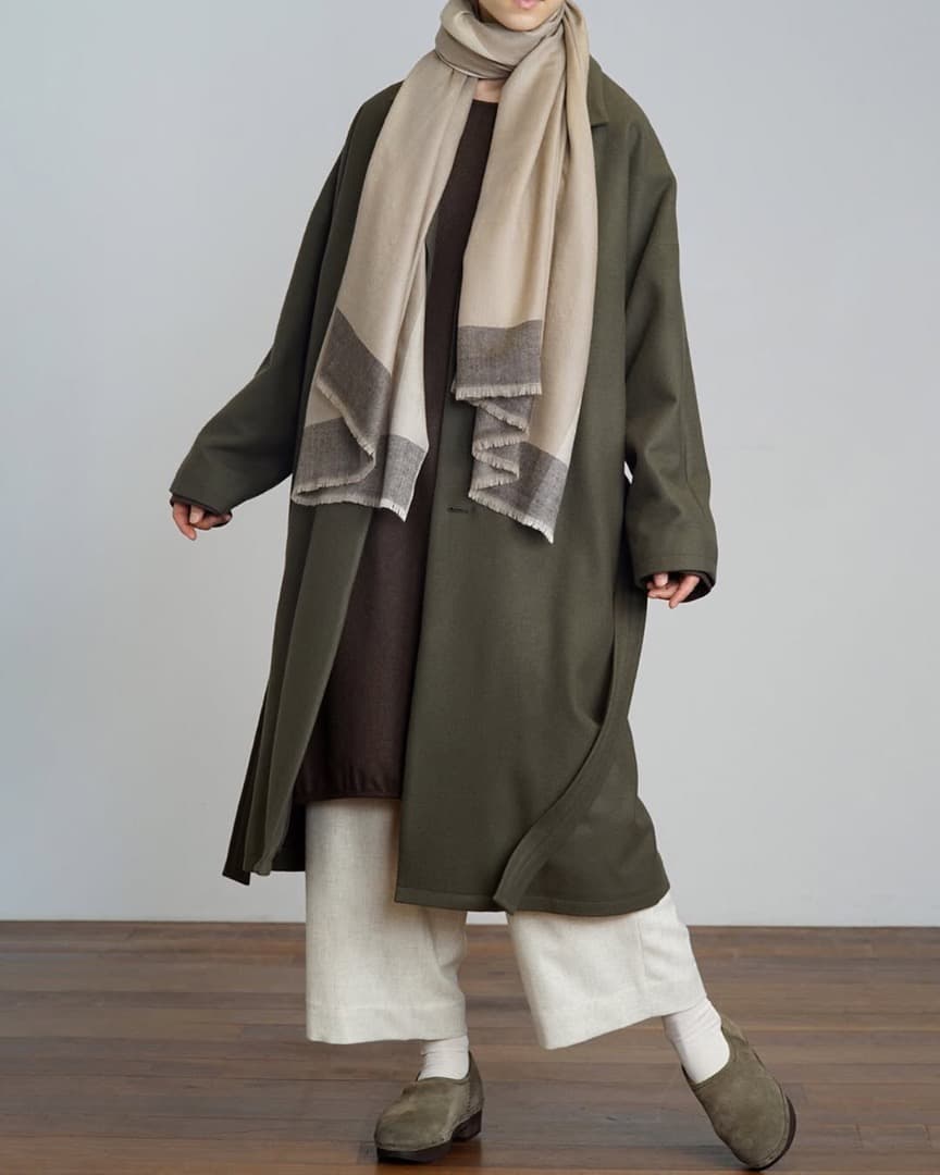 ARTS&SCIENCE Drawstring robe coat 1 コート