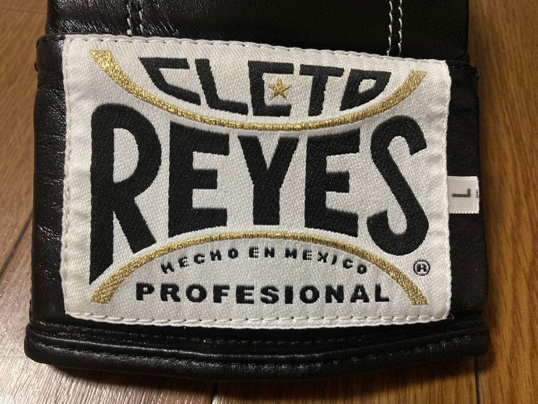 【美品】REYES プロフェッショナル パンチンググローブ ブラック Lサイズ