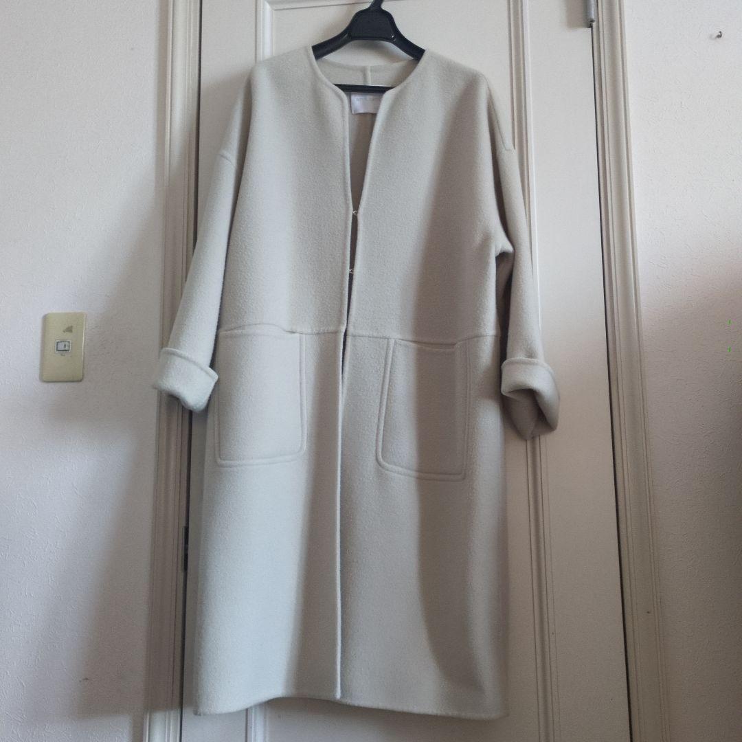 RIVE DROITE ライトグレー色　ロングコート