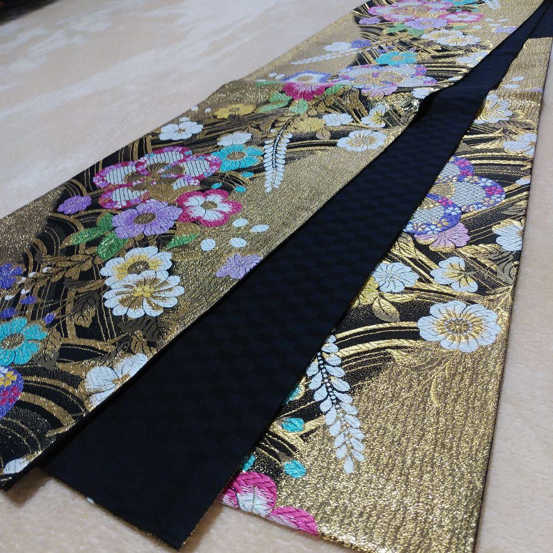 MOA 様２点まとめ依頼品物【京洛たはら謹製 袋帯 佐賀錦 和装 正絹 帯 】