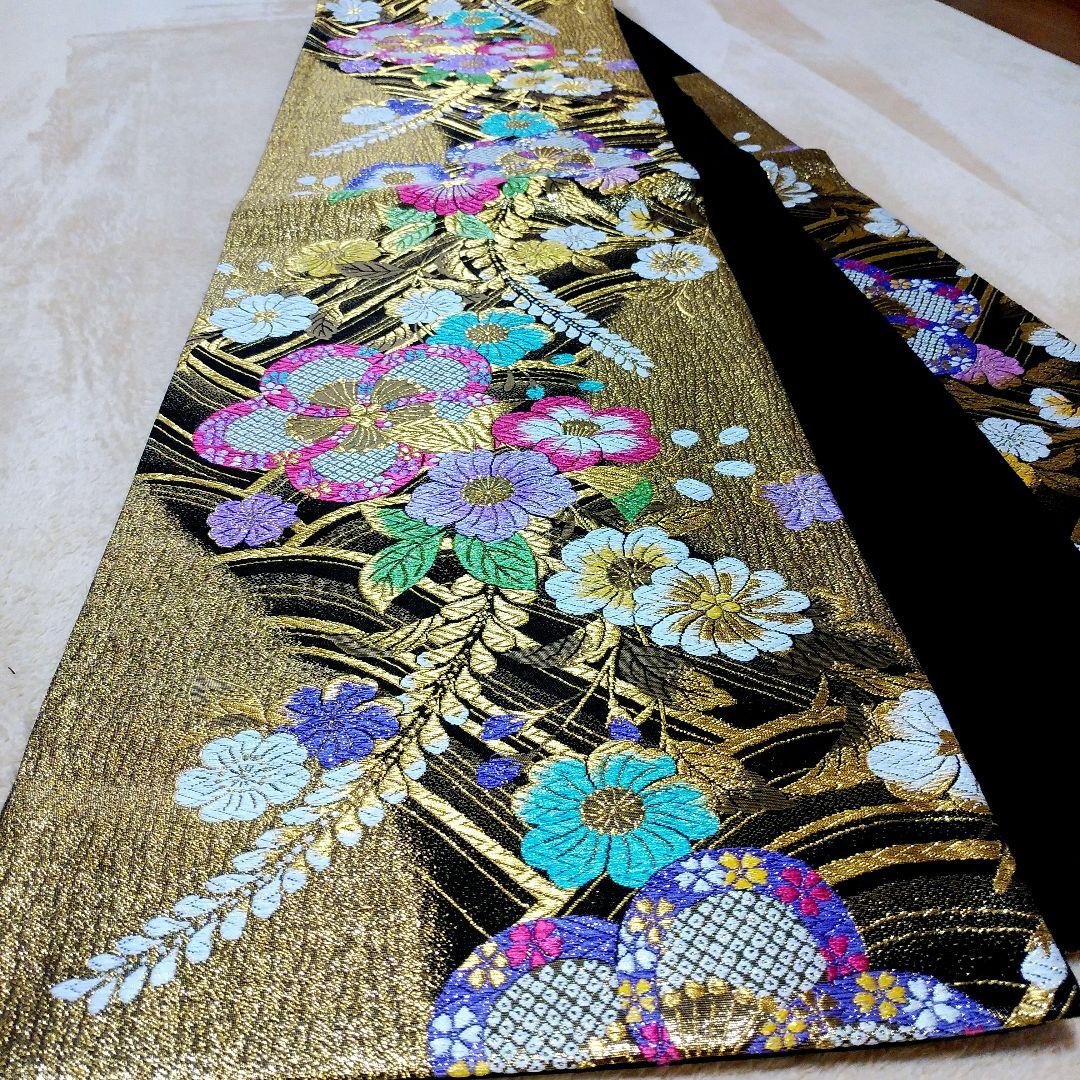 MOA 様２点まとめ依頼品物【京洛たはら謹製 袋帯 佐賀錦 和装 正絹 帯 】